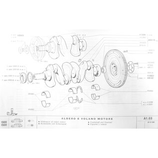 Ölscheibe Kurbelwelle Vorne 66,3mm Fiat 1500 - 1800 - 2300