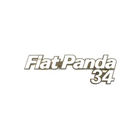 Schriftzug Fiat Panda 34