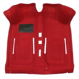 Tapijt set 1 deel rood 500