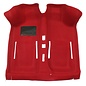 Tapijt set 1 deel rood 500
