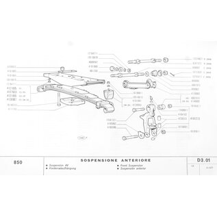 Wishbone bush 600 - 850 - 126