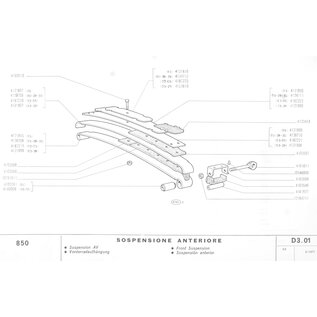 Leaf spring bush 1300 - 1500 - 850