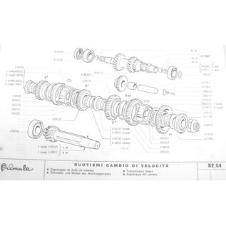 Sliding sleeve 1st - 2nd gear Primula