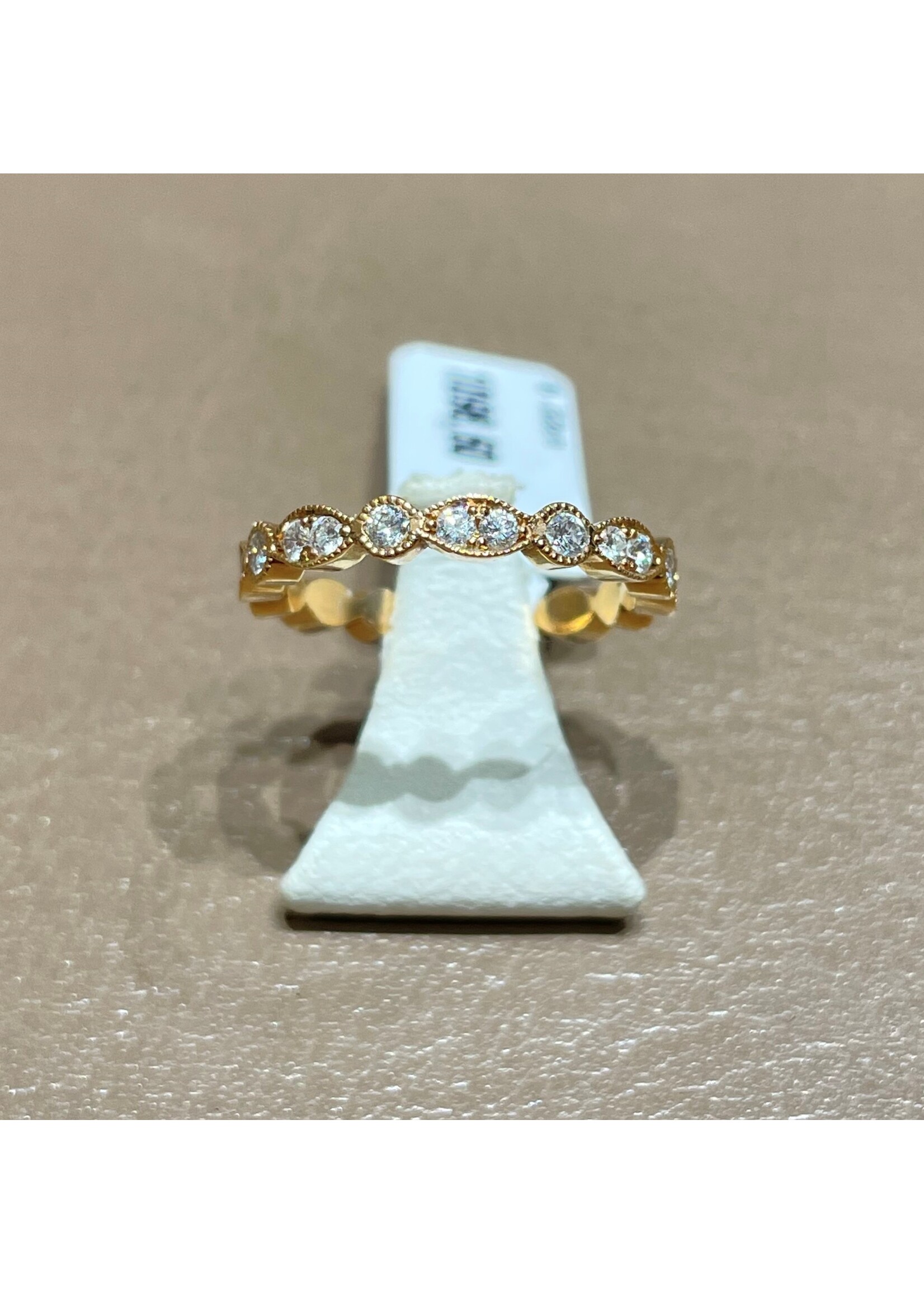 Ring "Millegrain" rondom rond gezet rose gold 1046