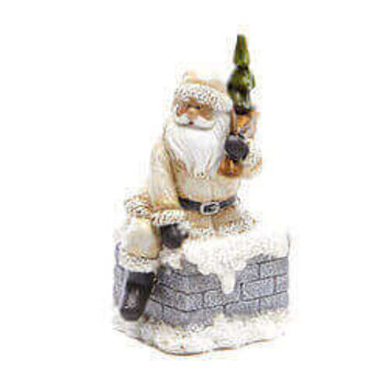 Collection of Santa figurines