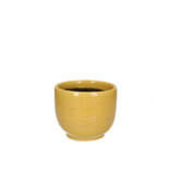Pot à Fleurs – Jaune Ocre