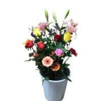 Handwerk met liefde en aandacht Bouquet Champêtre Multicolore