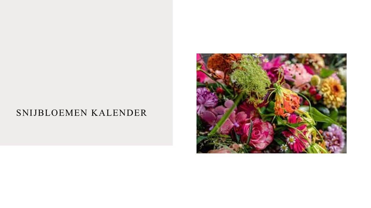 Snijbloemen per seizoen