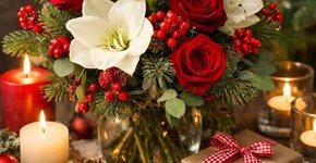 Rendez la veille de Noël magique avec des fleurs et des plantes de Noël