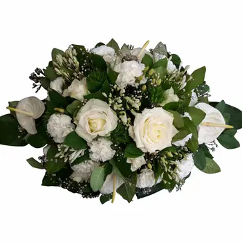 White Funeral Arrangement
