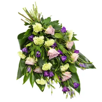 Lilac Funeral Bouquet
