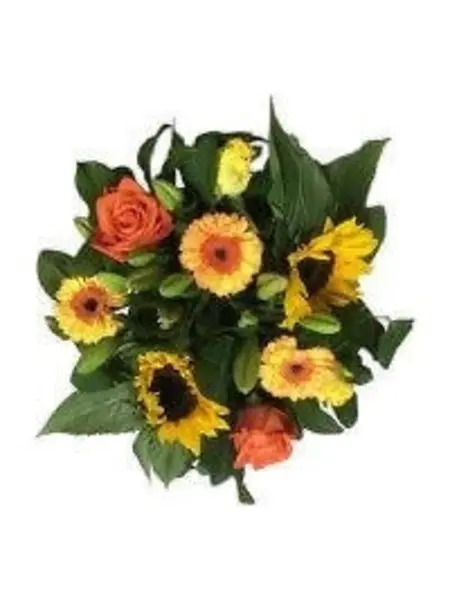 Sunflower & Yellow/Orange Flowers Bouquet