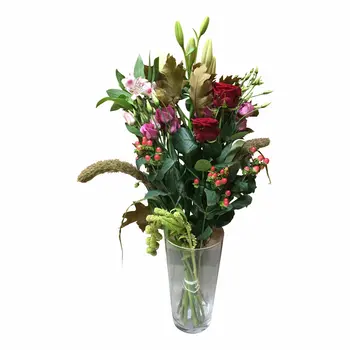 Red & Rose Field Bouquet