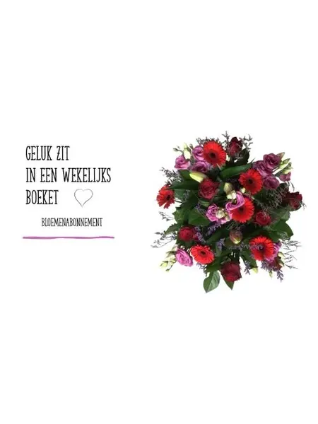 Bloemenabonnement Groot | Luxe bloemenabonnement Kalmthout