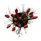  Boeket Rode Tulpen met Speelse Bosbes