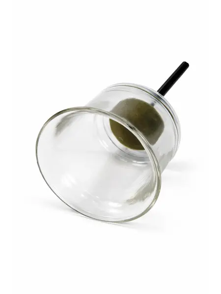 Clear Glass Tealight Holder on Stake