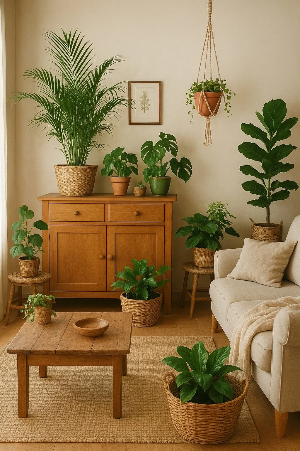 Plants for a Country-Style Interior