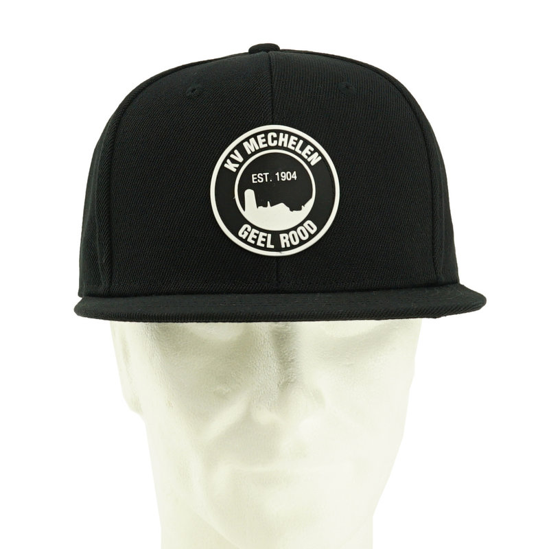 Topfanz Pet snap back zwart - rubber patch logo