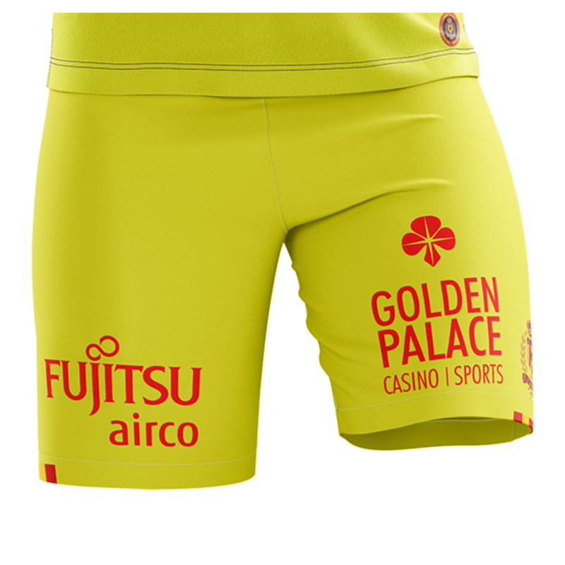 KVM Replica short 20-21 Fluo Yellow Kids - KV Mechelen