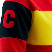 Topfanz Hoodie rood-geel Captain