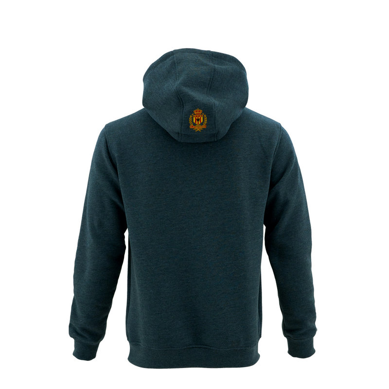 Topfanz Hoodie gris foncé / bordeaux 1904