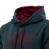 Topfanz Hoodie dark grey / burgundy 1904