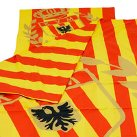 Topfanz Striped bed cover with big KVM logo (Single bed)