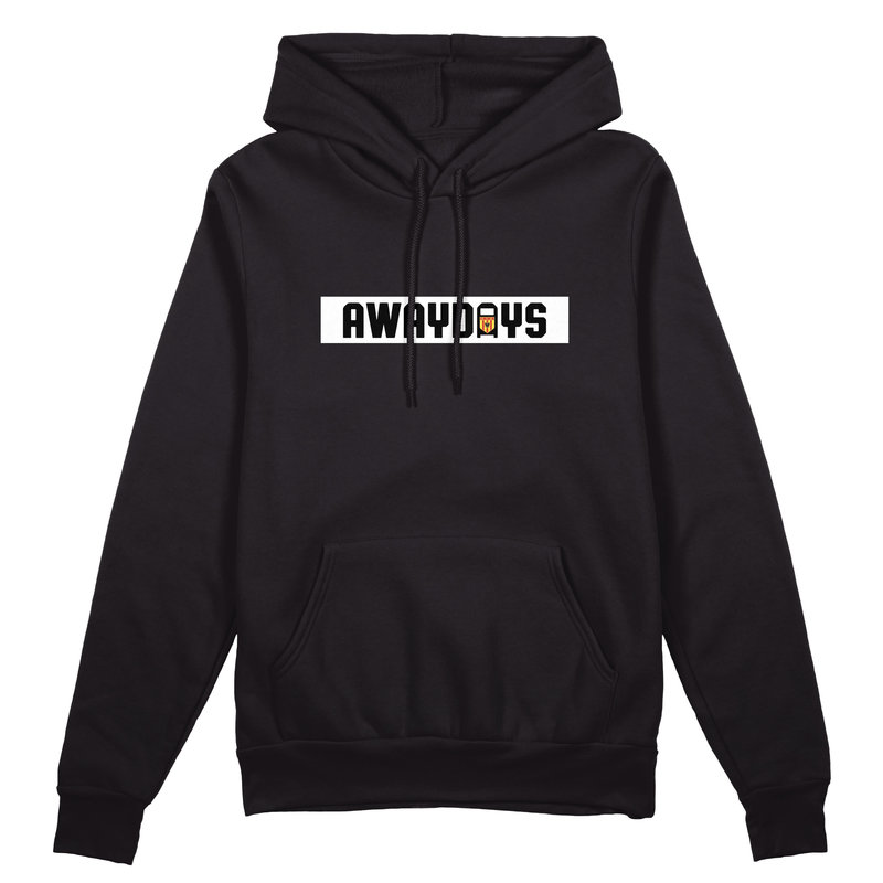 Topfanz Pull noir avec capuchon AWAYDAYS