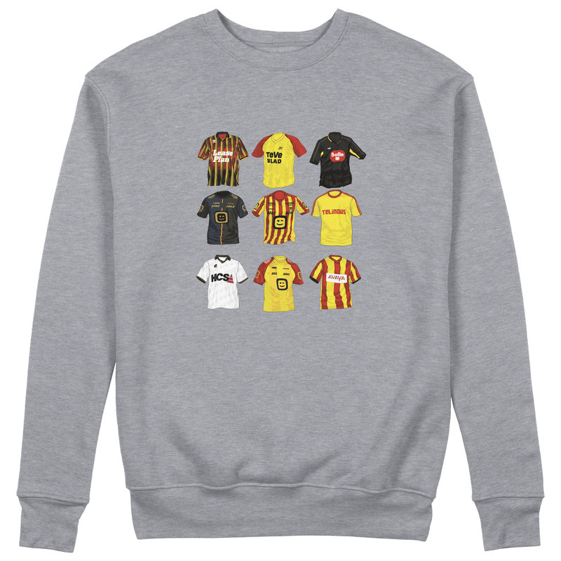 Topfanz Grijze sweater met iconische KVM shirts