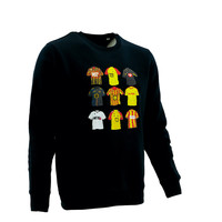 Topfanz Black sweater with iconic KVM shirts