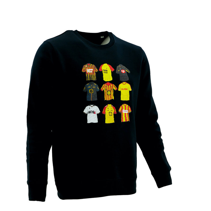 Topfanz Black sweater with iconic KVM shirts