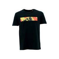 Topfanz T-shirt zwart detail clubembleem