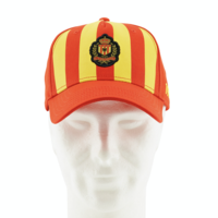 Topfanz Cap red/yellow stripes