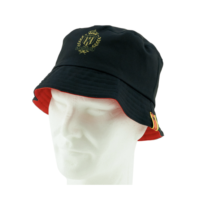 Topfanz Reversible bucket hat red yellow striped