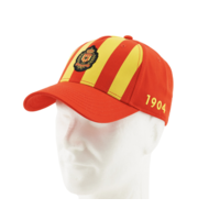 Topfanz Cap red/yellow stripes