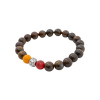 Topfanz Armband met Bronziet edelstenen