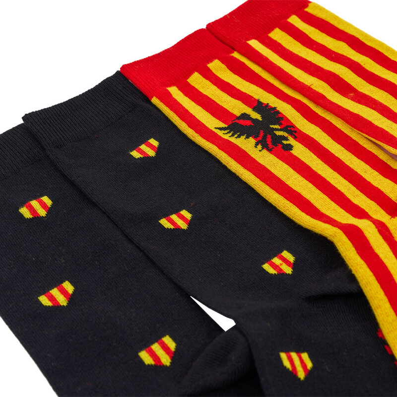 Topfanz Duopack sokken KV Mechelen - Zwart + gestreept