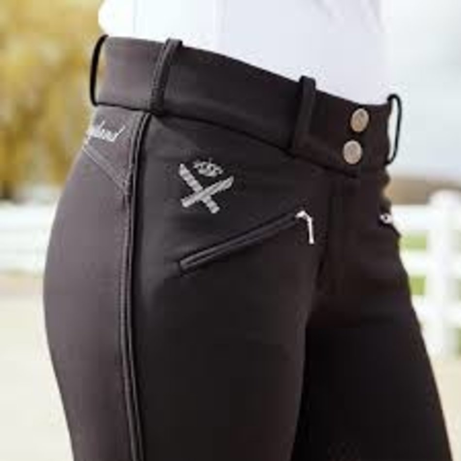 Zwarte rijbroek Kingsland