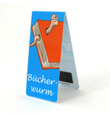 Magnetic Bookmark, Bucherwurm