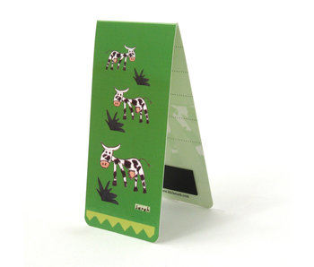 Magnetic Bookmark, Cows, illustration