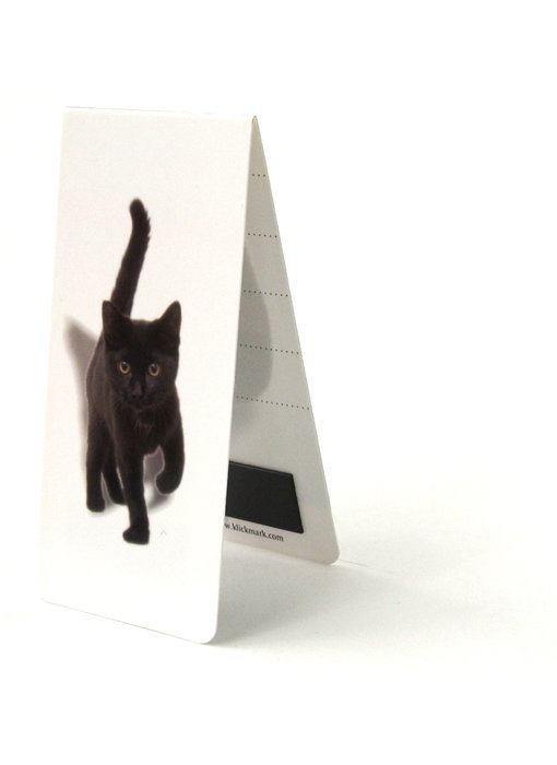 Magnetic Bookmark, Kitten, black