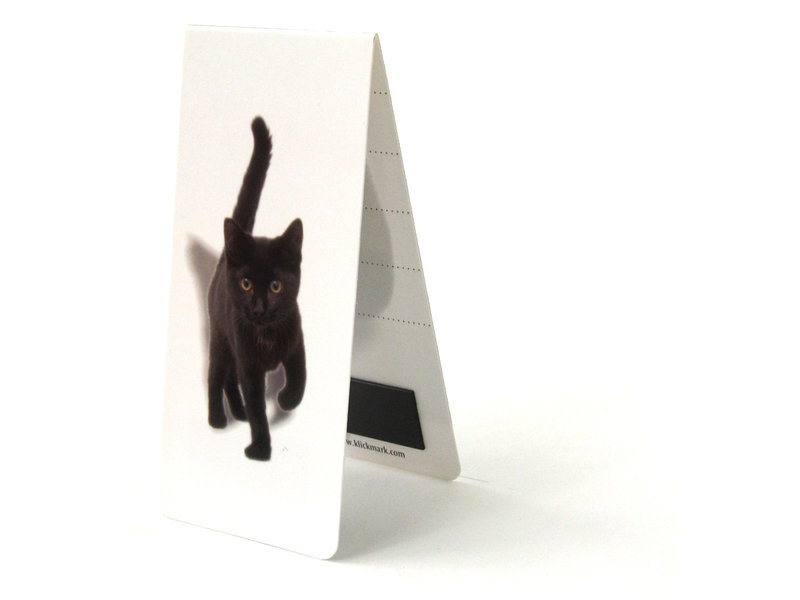 Magnetic Bookmark, Kitten, black