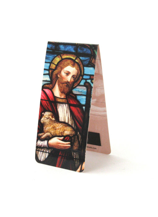 Magnetic Bookmark, The Good Shepherd,Stained Glass