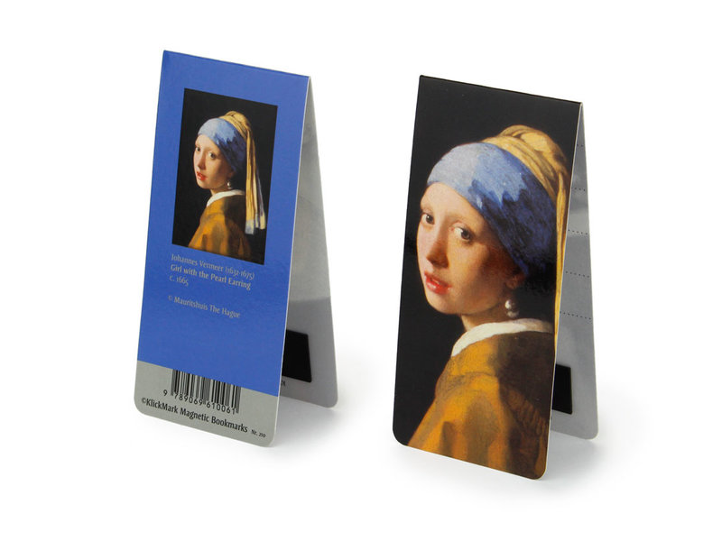 Magnetisches Lesezeichen, Vermeer, Mädchen mit Perlenohrring