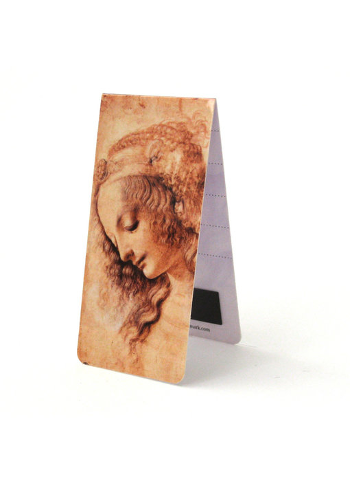 Marque-page magnétique, Da Vinci, visage de femme