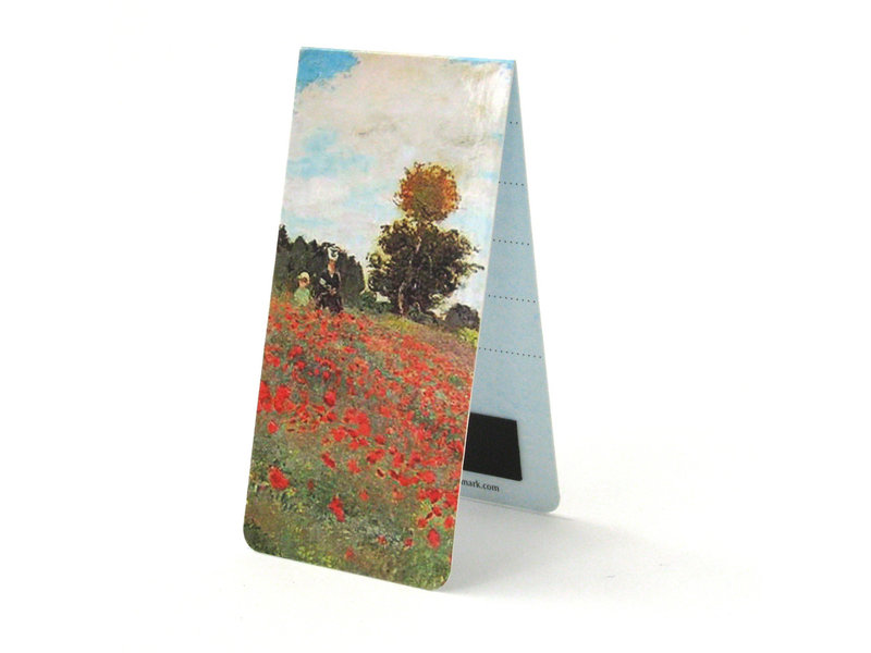 Magnetische Boekenlegger, Claude Monet, Veld met klaprozen