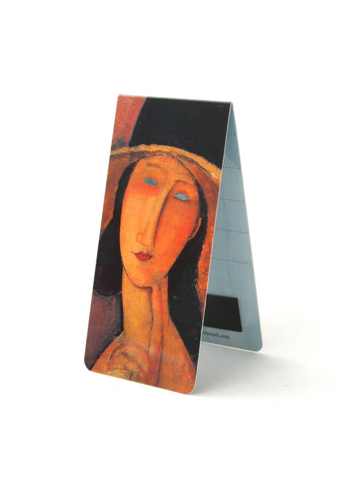 Magnetische Boekenlegger, A. Modigliani , Vrouw met hoed