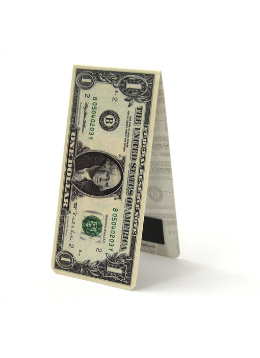 Magnetic Bookmark, One Dollar bill