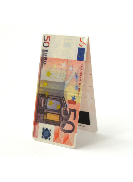 Magnetisches Lesezeichen, 50 Euro Bill