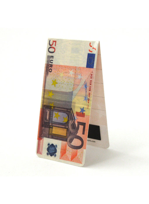 Marque-page magnétique, 50 Euro Bill